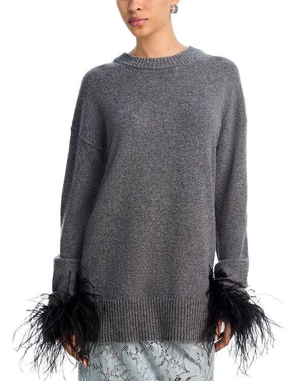 エーエルシー レディース アウター ニット・セーター セーター ALC Wilda Sweater Medium Heather Grey グレー