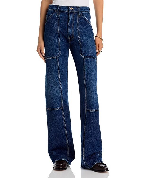 マザー レディース ボトムス デニムパンツ ジーンズ MOTHER The Lasso Utility Sneak High Rise Jeans in Shine On Shine On