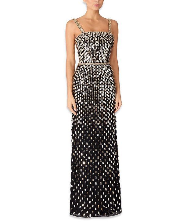 ジェニー・パッカム レディース トップス ワンピース マキシワンピース マキシ Jenny Packham Juliette Maxi Dress Liquorice