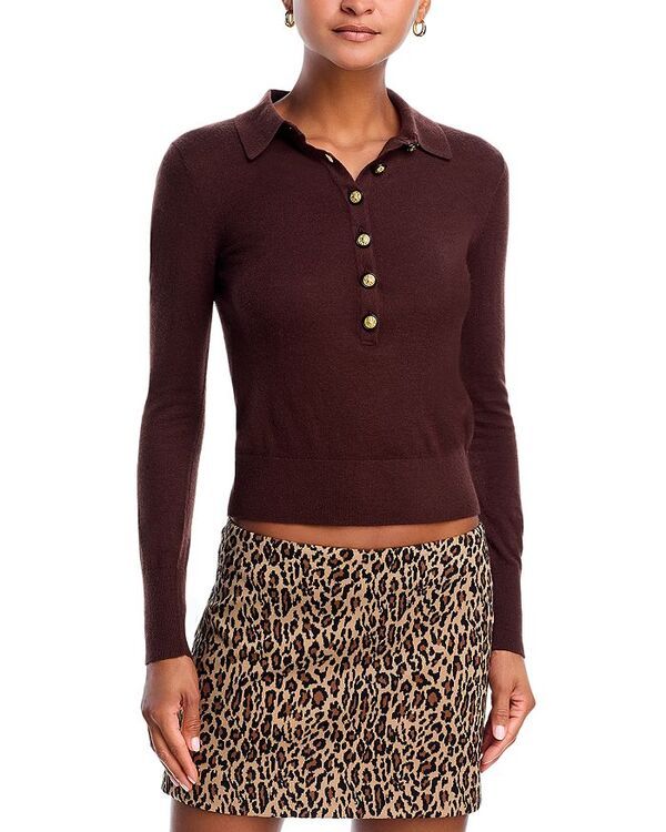 ラジャンス レディース アウター ニット・セーター セーター LAGENCE Sterling Collared Sweater Exclusive Chocolate チョコレート