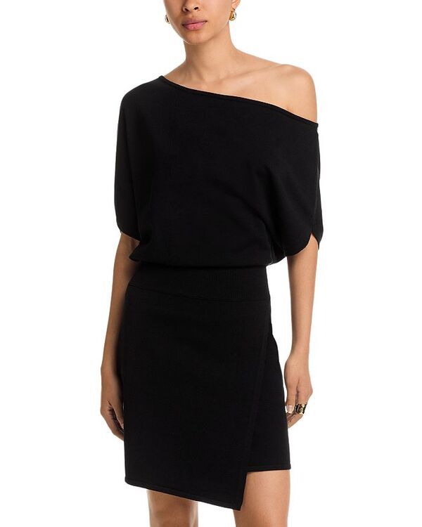 シムカイ レディース トップス ワンピース ミニワンピース ミニ SIMKHAI Shania Mini Dress Black ブラック
