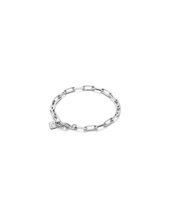 ウノデ 50 レディース アクセサリー ブレスレット・バングル・アンクレット UNOde50 Sterling Silver Plated Cable Chain Bracelet Silver シルバー