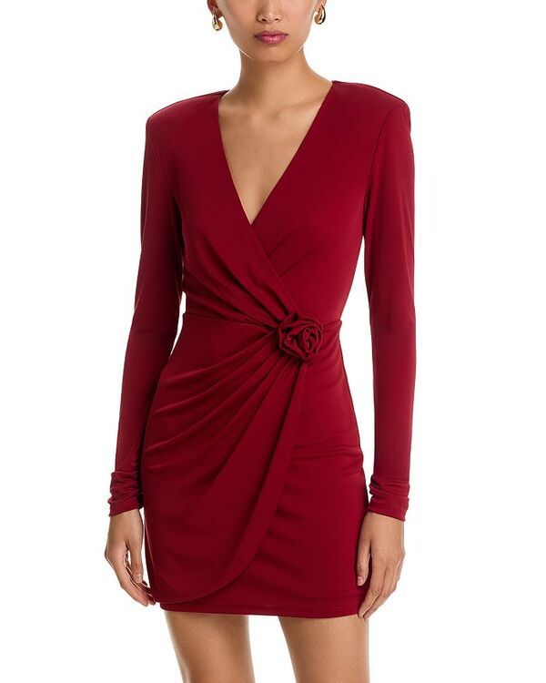 サンク セプト レディース トップス ワンピース ミニワンピース ミニ Cinq Sept Saba Mini Dress Bordeaux