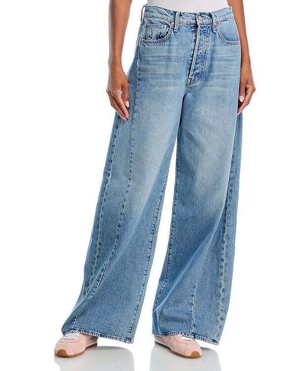 マザー レディース ボトムス デニムパンツ ジーンズ MOTHER The Pipe Dream Button Sneak High Rise Jeans in Leap At The Chance Leap At The Chance