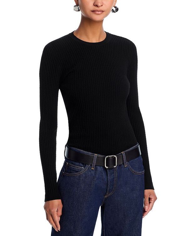 フレーム レディース アウター ニット・セーター セーター FRAME The Fine Cable Sweater Black ブラック