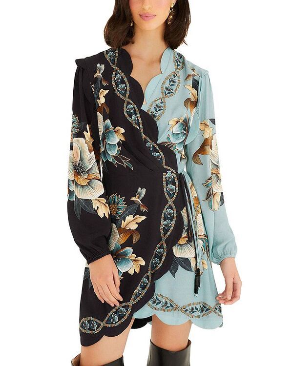 ファーム レディース トップス ワンピース ラップワンピース FARM Rio Snake Garden Wrap Dress Snake Garden