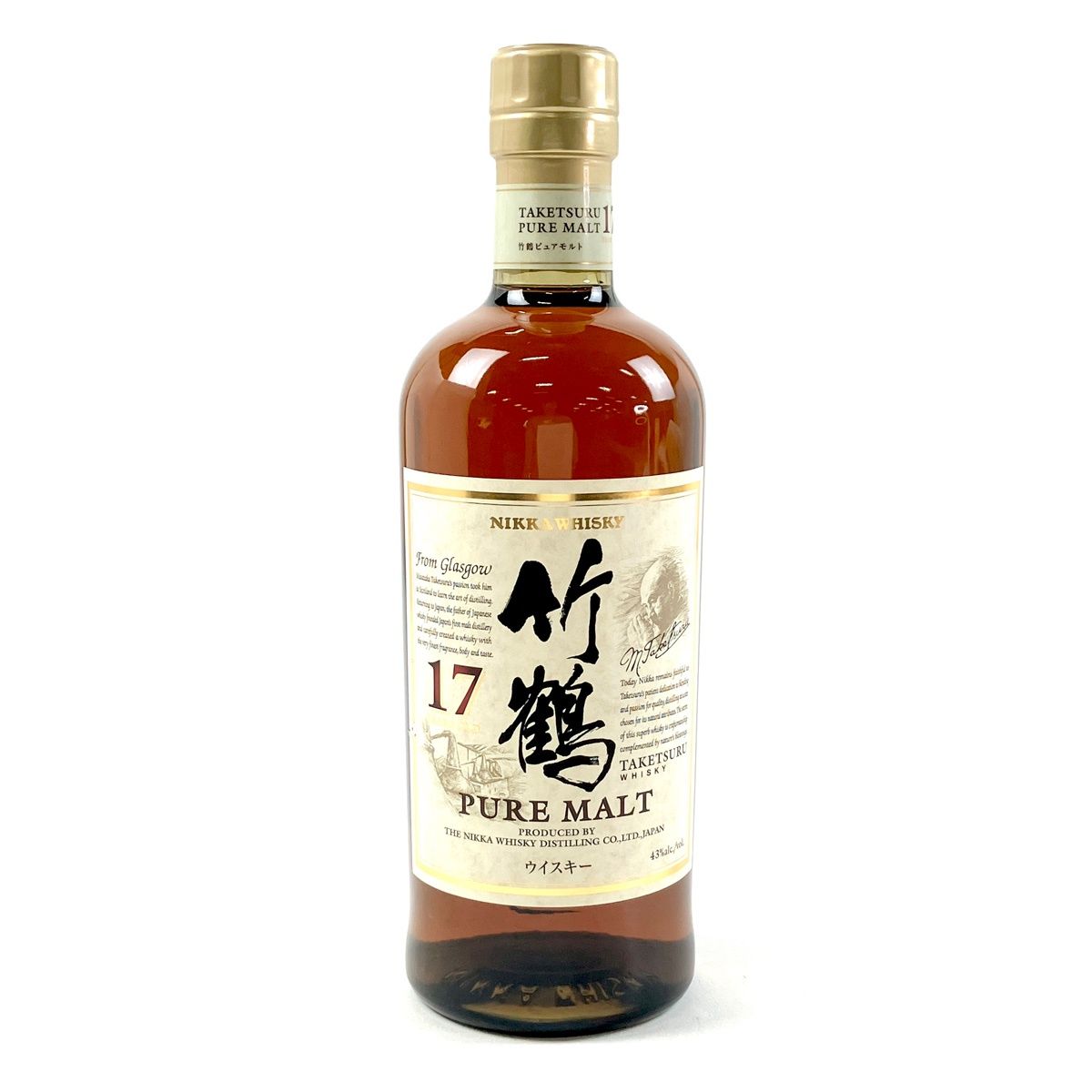 【東京都内限定お届け】 ニッカ NIKKA 竹鶴 17年 ピュアモルト 700ml 国産ウイスキー 【古酒】