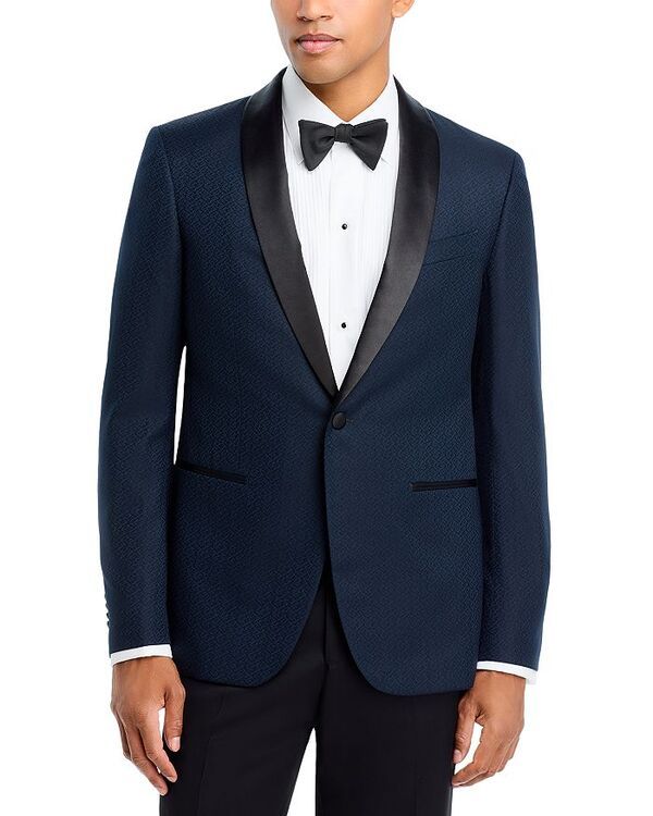 ジョンバルベイトス スター ユーエスエー レディース アウター ジャケット・ブルゾン ジャケット John Varvatos Star USA Micro Jacquard Shawl Dinner Jacket Navy ネイビー