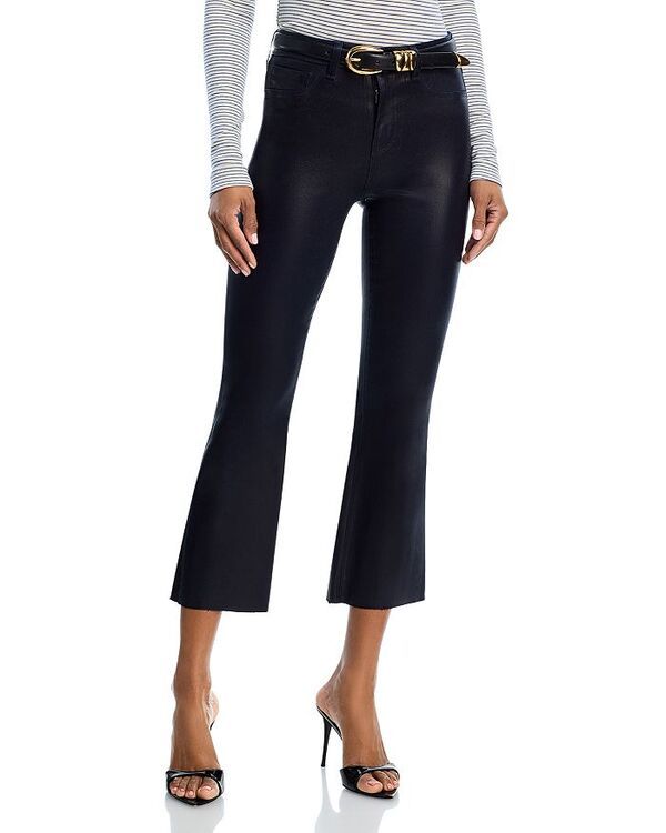 ラジャンス レディース ボトムス デニムパンツ コート ジーンズ LAGENCE Kendra High Rise Crop Flare Jeans in Metro Coated Metro Coated