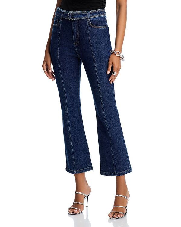 サンク セプト レディース ボトムス デニムパンツ アンクル ジーンズ Cinq Sept Madi High Rise Belted Ankle Jeans in Fontaine Fontaine
