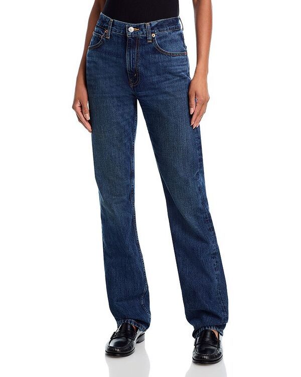 リダン レディース ボトムス デニムパンツ ジーンズ REDONE The Blondie High Rise Jeans in Off Beat Off Beat Blue ブルー