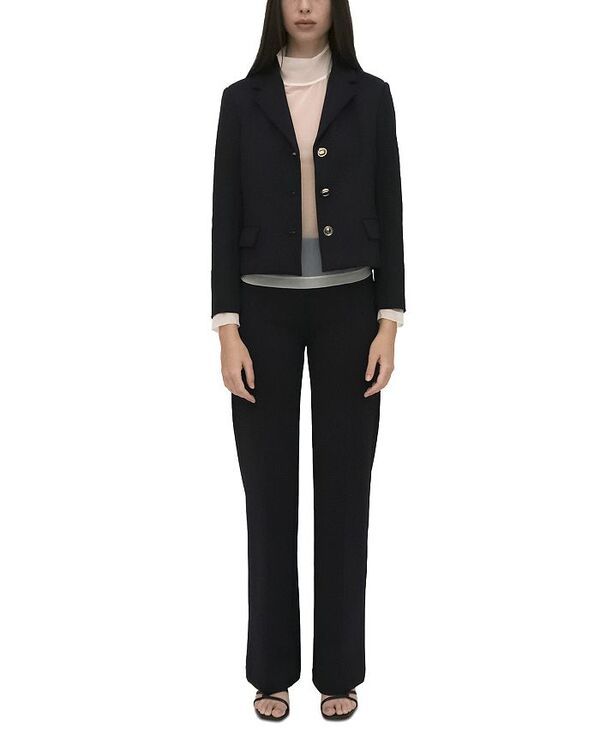 ロゼッタ・ゲッティ レディース アウター ジャケット・ブルゾン スキューバ クロップド ジャケット Rosetta Getty Cropped Scuba Jacket Black ブラック