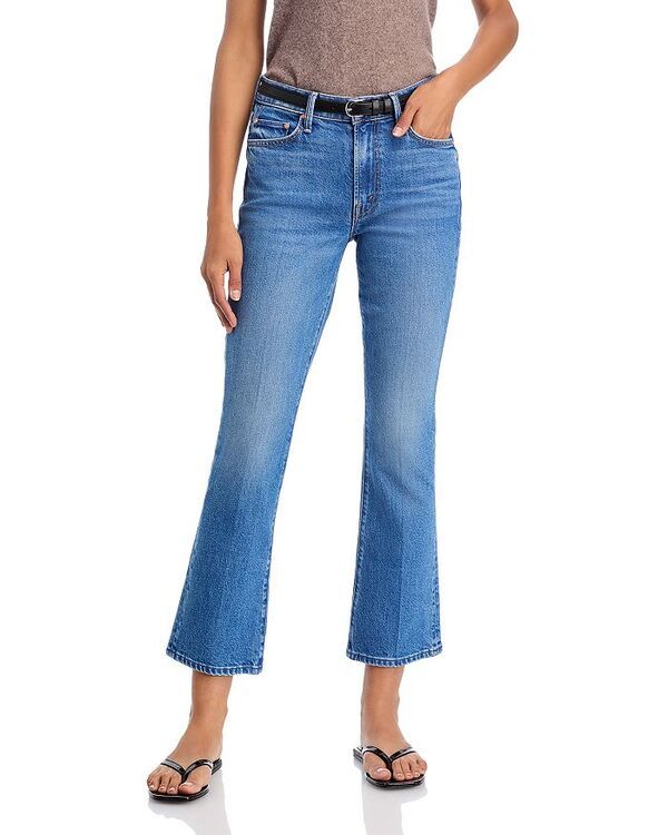 マザー レディース ボトムス デニムパンツ ジーンズ MOTHER The Outsider Flood Kick Flare Jeans in Field Trip Field Trip