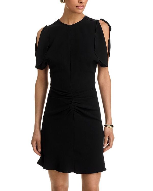 ヴィクトリア ベッカム レディース トップス ワンピース ミニワンピース ミニ Victoria Beckham Gathered Waist Mini Dress Black ブラック