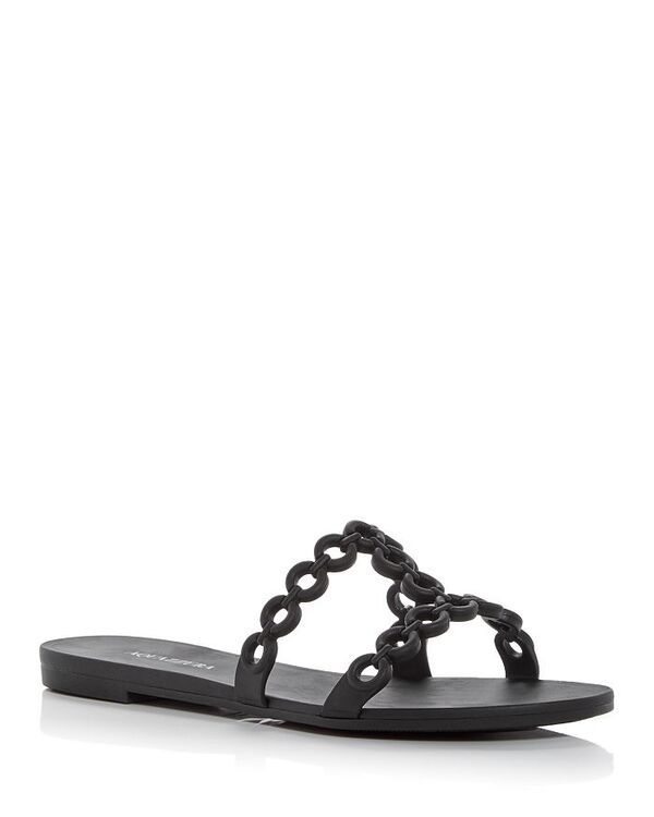 アクアズーラ レディース シューズ サンダル Aquazzura Womens Infinity Chain Jelly Sandals Black ブラック