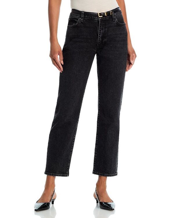 フレーム レディース ボトムス デニムパンツ アンクル ジーンズ FRAME The Borrowed High Rise Ankle Slim Straight Jeans in Deco Deco