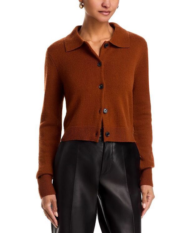 フレーム レディース アウター カーディガン セーター FRAME Shrunken Cashmere Cardigan Sweater Chestnut