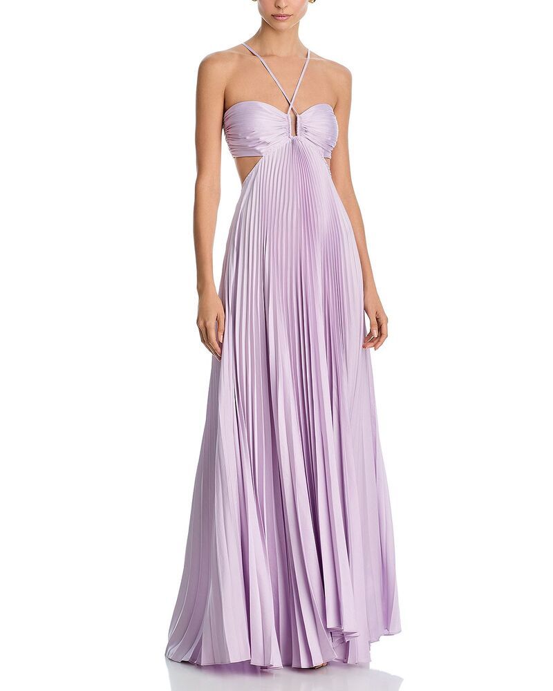エーエルシー レディース トップス ワンピース カットアウト ホルター ALC Moira Cutout Halter Dress Lilac ライラック