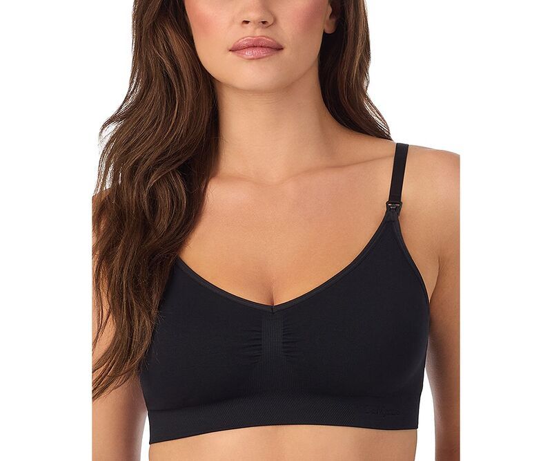 レミステレー レディース アンダーウェア ブラジャー Le Mystre Seamless Comfort Nursing Bra Black ブラック