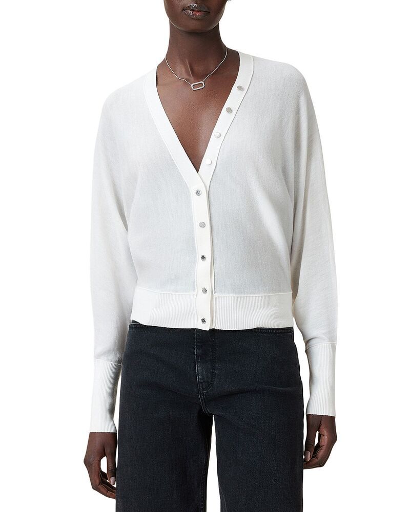 オールセインツ レディース アウター カーディガン ALLSAINTS Honor Cardigan Chalk White ホワイト