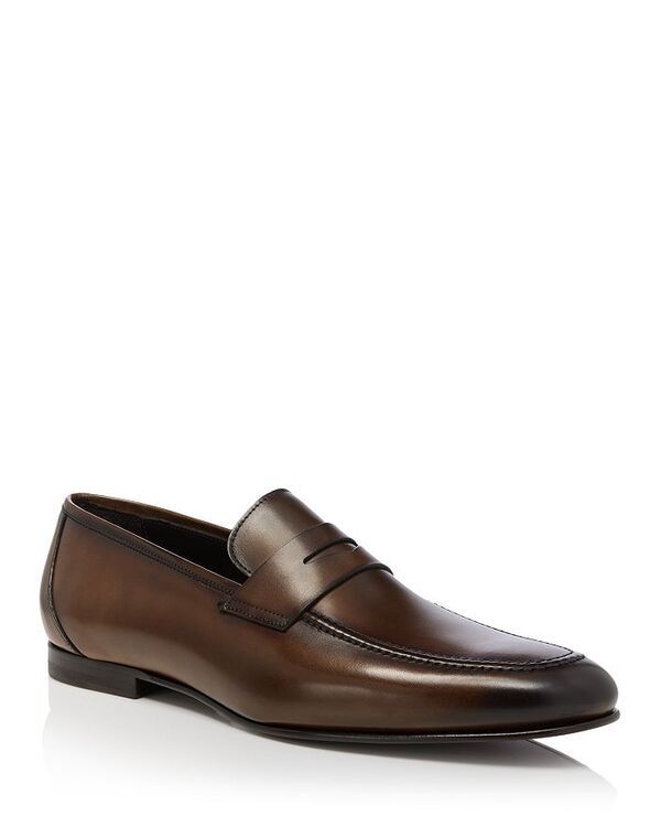 トゥーブート レディース シューズ スリッポン・ローファー レザー ローファー To Boot New York Mens Aldrin Leather Penny Loafers Dark Brown ブラウン