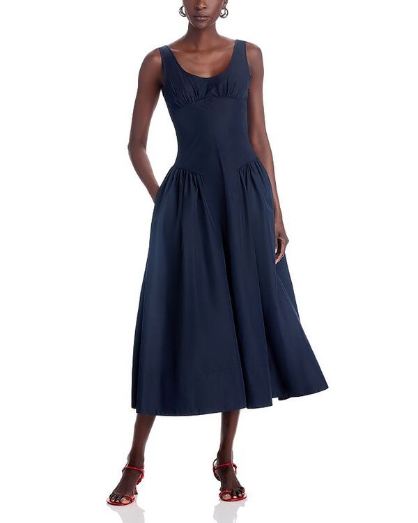 プロエンザ スクーラー レディース トップス ワンピース Proenza Schouler White Label Kendall Dress Navy ネイビー