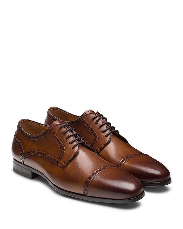 マグナーニ メンズ シューズ オックスフォード キャップ Magnanni Mens Macsen Cap Toe Oxfords Tabaco