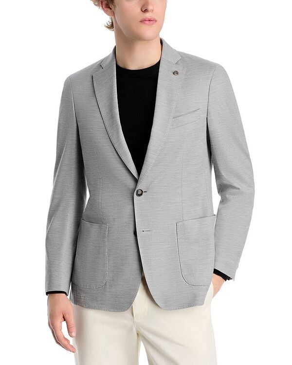 ピーター・ミラー メンズ アウター ジャケット・ブルゾン レギュラーフィット ウール ジャケット Peter Millar Claremont Regular Fit Plaid Soft Wool Jacket Gale Grey グレー