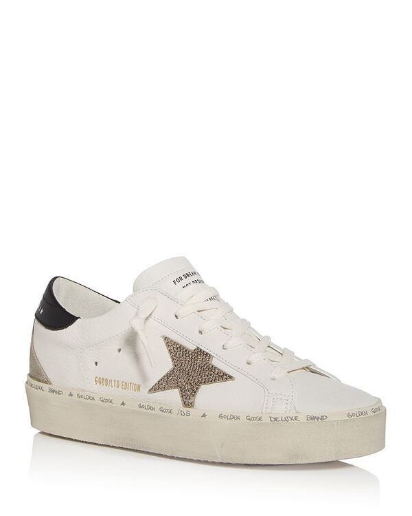 ゴールデングース レディース シューズ スニーカー Golden Goose Unisex Hi Star Low Top Sneakers WhiteBiege ホワイト