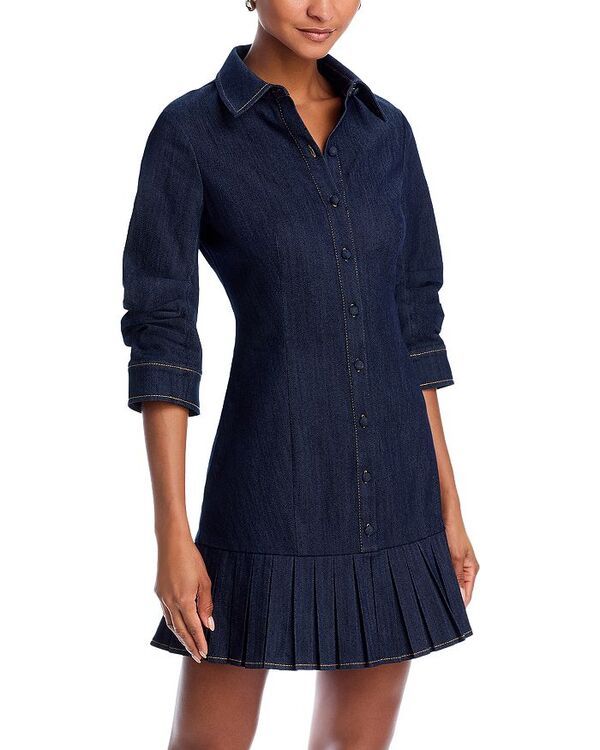 サンク ア セプト レディース トップス シャツワンピース デニム Cinq a Sept Lucilla Denim Shirt Dress Indigo インディゴ