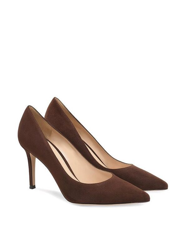 ジャンヴィト ロッシ レディース シューズ パンプス Gianvito Rossi Womens Gianvito 85 Pumps Brown Leather ブラウン