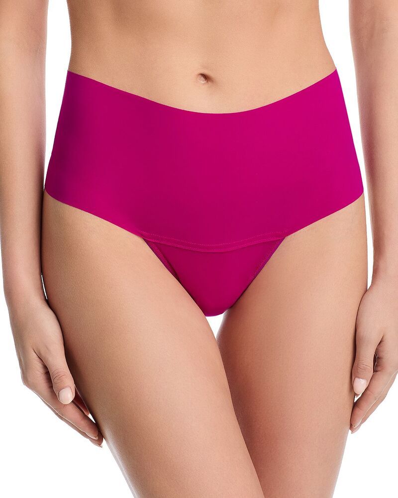 ハンキーパンキー レディース アンダーウェア パンツ Hanky Panky BreatheSoft High Rise Thong Hot Fuschia フューシャ