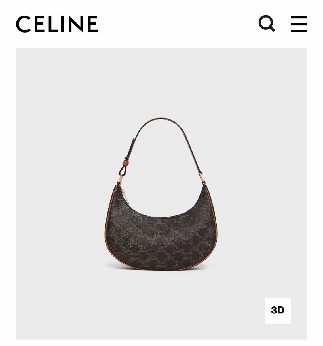 セリーヌ トリオンフ ショルダーバッグ アヴァ HOBO BAG + ボックス