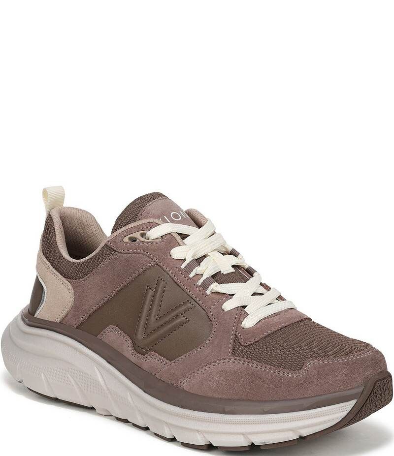 バイオニック レディース シューズ スニーカー カラーブロック Vionic Walk Max Skyline Colorblock Sneakers Chocolate チョコレート