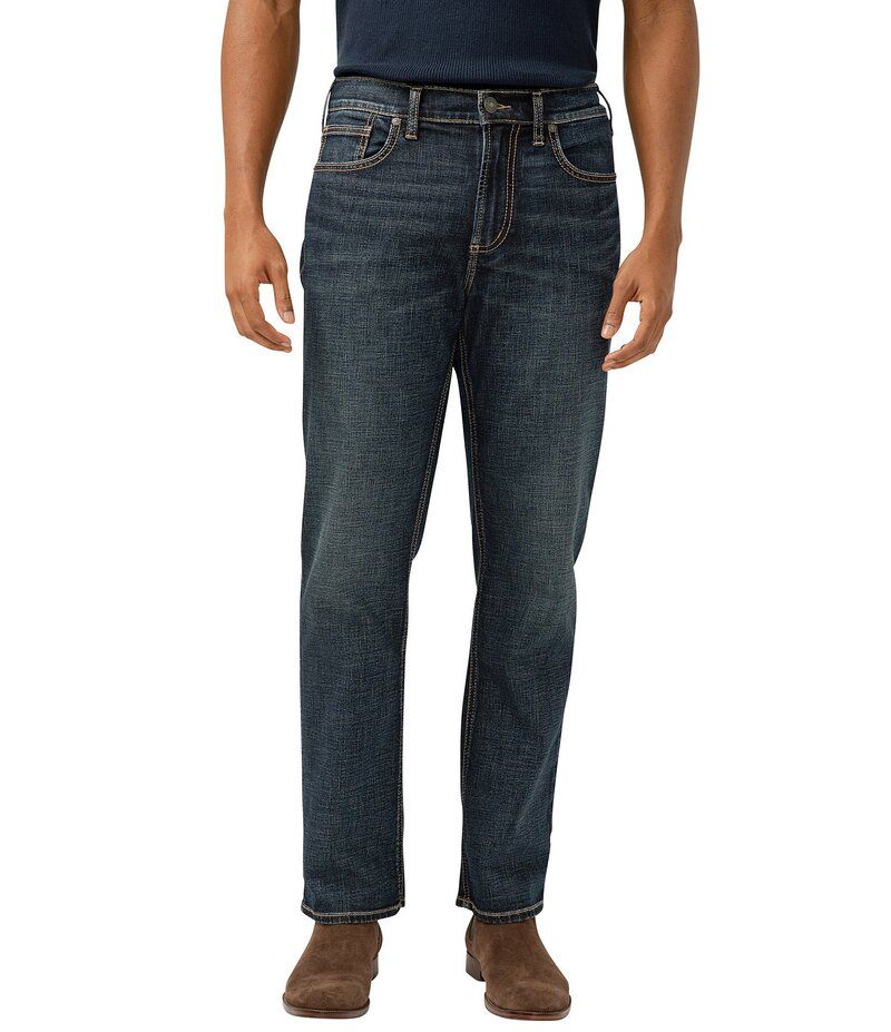シルバー ジーンズ メンズ ボトムス デニムパンツ ストレート Silver Jeans Co Grayson Classic Fit Straight Leg Jeans Indigo インディゴ