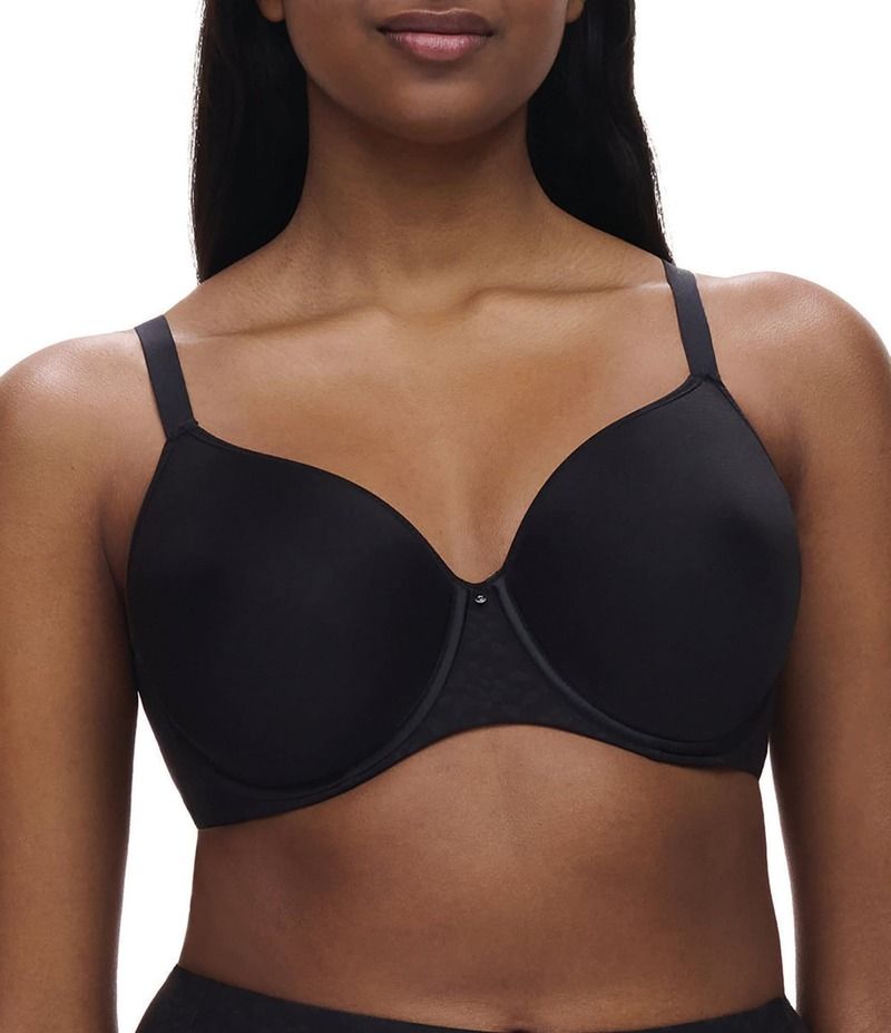 シャントル レディース アンダーウェア ブラジャー Tシャツ Chantelle Comfort Chic Back Smoothing Convertible TShirt Bra Black ブラック