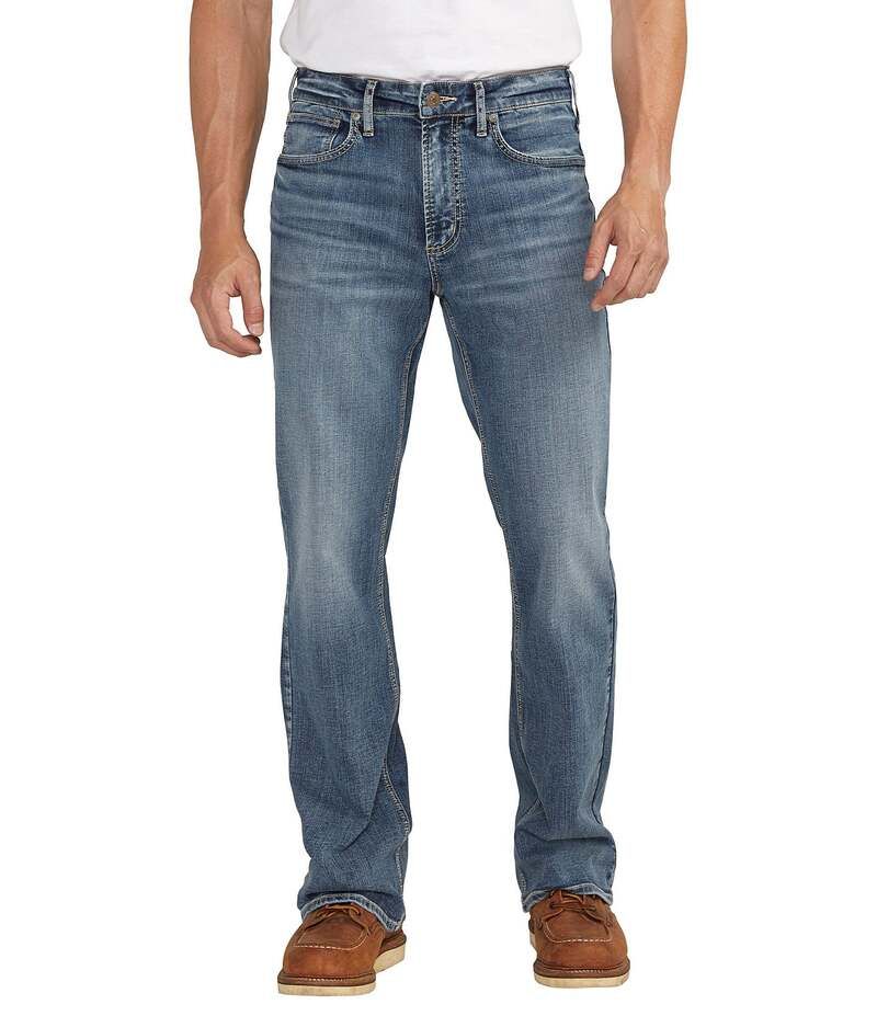 シルバー ジーンズ メンズ ボトムス デニムパンツ リラックスフィット ブーツカット ブーツ Silver Jeans Co Craig Relaxed Fit Bootcut Jeans Indigo インディゴ