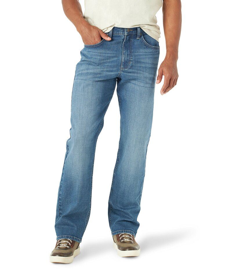 ラングラー メンズ ボトムス デニムパンツ リラックスフィット ストレート デニム ジーンズ WranglerR Relaxed Fit Straight Leg Denim Jeans Milwaukee デニム