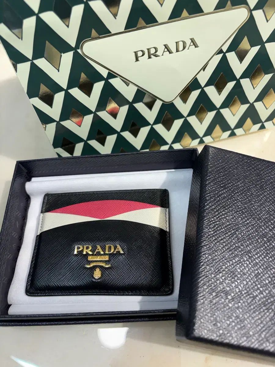 PRADA プラダ サフィアーノ MULTI マルチ COLOR カラー カードウォレット カード財布 正規品