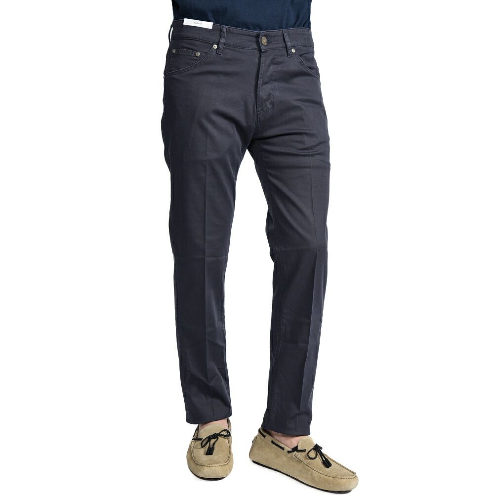 PT TORINO DENIM ピーティートリノデニム / REGGAE レゲエ TAPERED FIT テーパードフィット 5ポケットパンツ ノータック コットンパンツ 春夏 メンズ ストレッチ ネイビー イタリア製 PT05 437587
