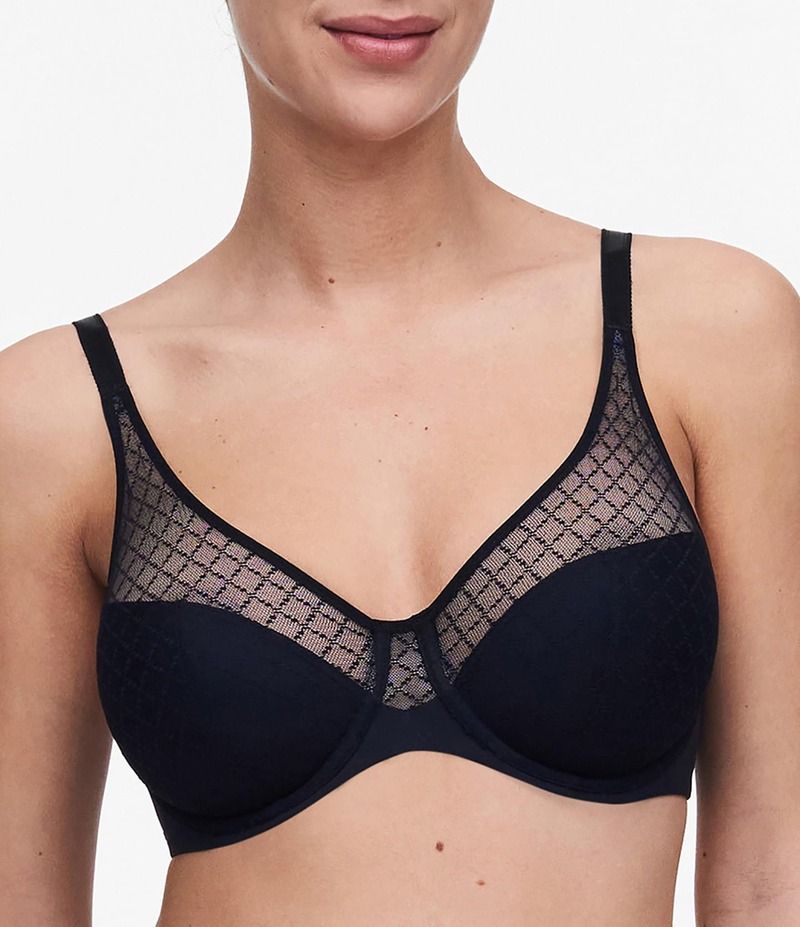 シャントル レディース アンダーウェア ブラジャー Chantelle Norah Chic Underwire Bra Black ブラック