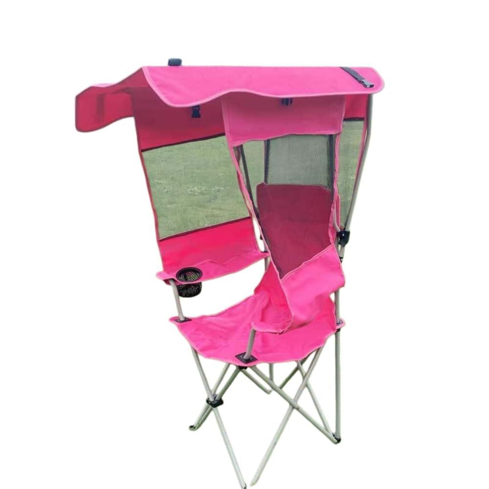 Lopres アウトドアチェア サンシェードチェア 折りたたみ式 屋根付き 軽量 椅子 オーニング 釣り bbq UVカット 暑さ対策 涼しい 日除け 熱中症対策 アウトドア キャンプ BBQ (サンシェードチェア(3面カーテン付き) 50×50×130