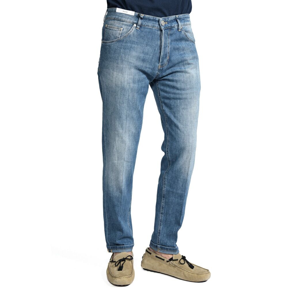PT TORINO DENIM ピーティートリノデニム / REGGAE レゲエ TAPERED FIT テーパードフィット デニムジーンズ 5ポケット パンツ メンズ コットン ストレッチ ライトブルー イタリア製 PT05 437513 32,890円
