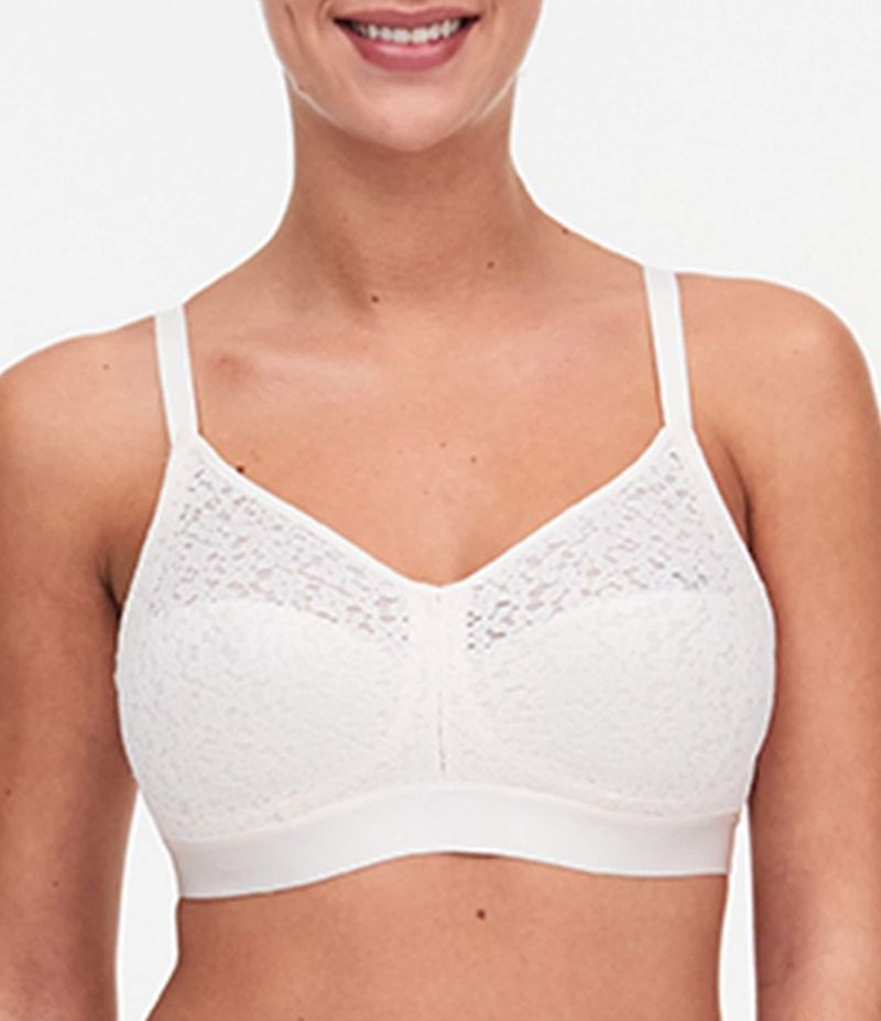 シャントル レディース アンダーウェア ブラジャー Chantelle Norah Supportive Adjustable Strap Wirefree Bra Talc