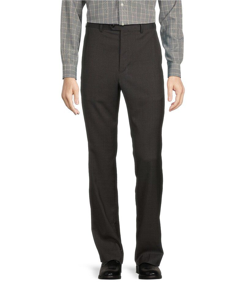 ラウンドトゥリーアンドヨーク メンズ ボトムス カジュアルパンツ パンツ Roundtree Yorke TravelSmart Luxury Gabardine Ultimate Comfort Classic Fit NonIron Flat Front
