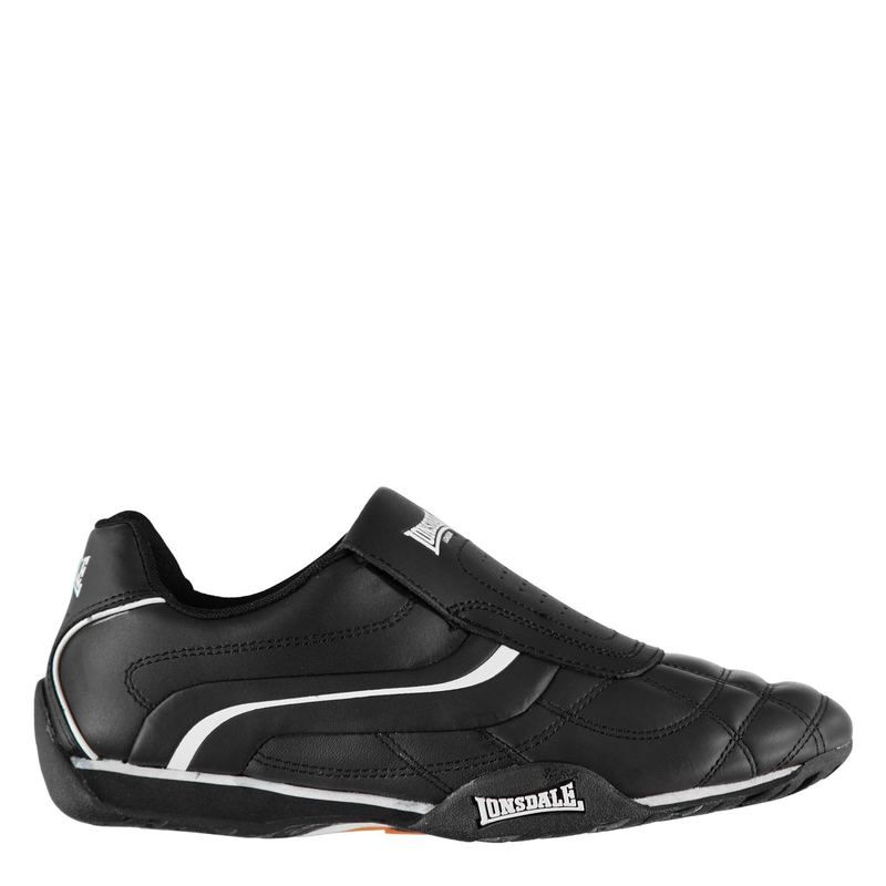 ロンズデール メンズ シューズ スニーカー Lonsdale Camden Slip Mens Trainers BlackWhite ホワイト
