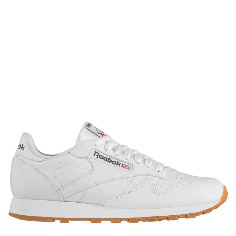 リーボック メンズ シューズ スニーカー レザー Reebok Classic Leather Mens Trainers WhiteGum ホワイト