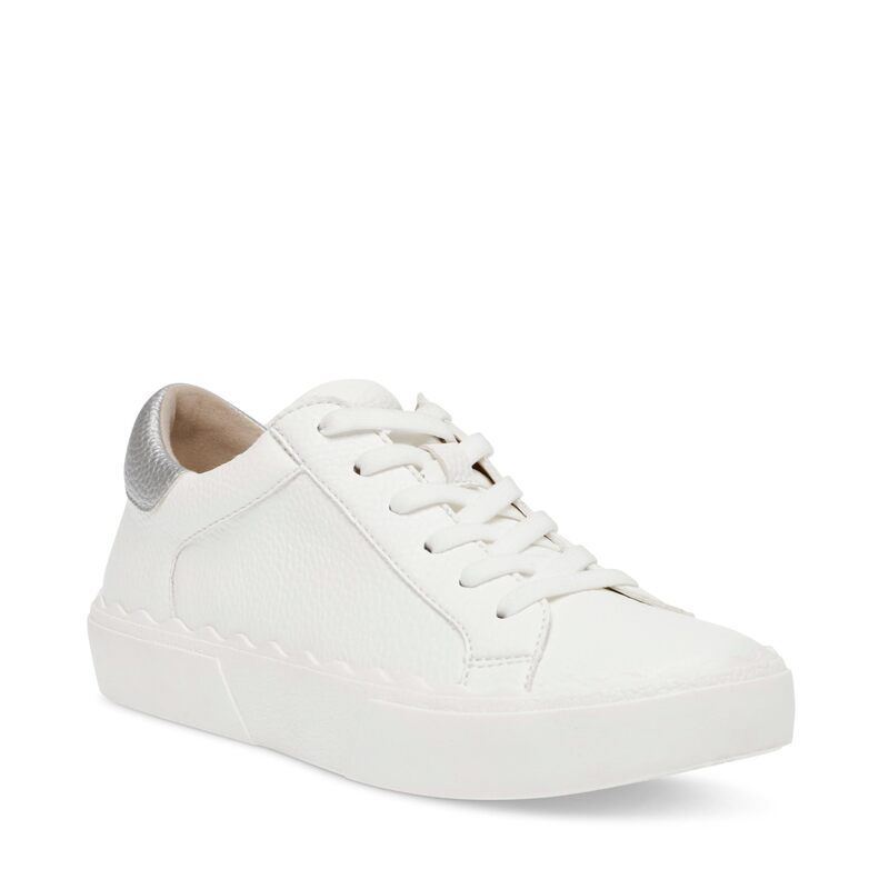 アンクライン レディース シューズ スリッポン・ローファー Anne Klein Confident WhiteSilver ホワイト