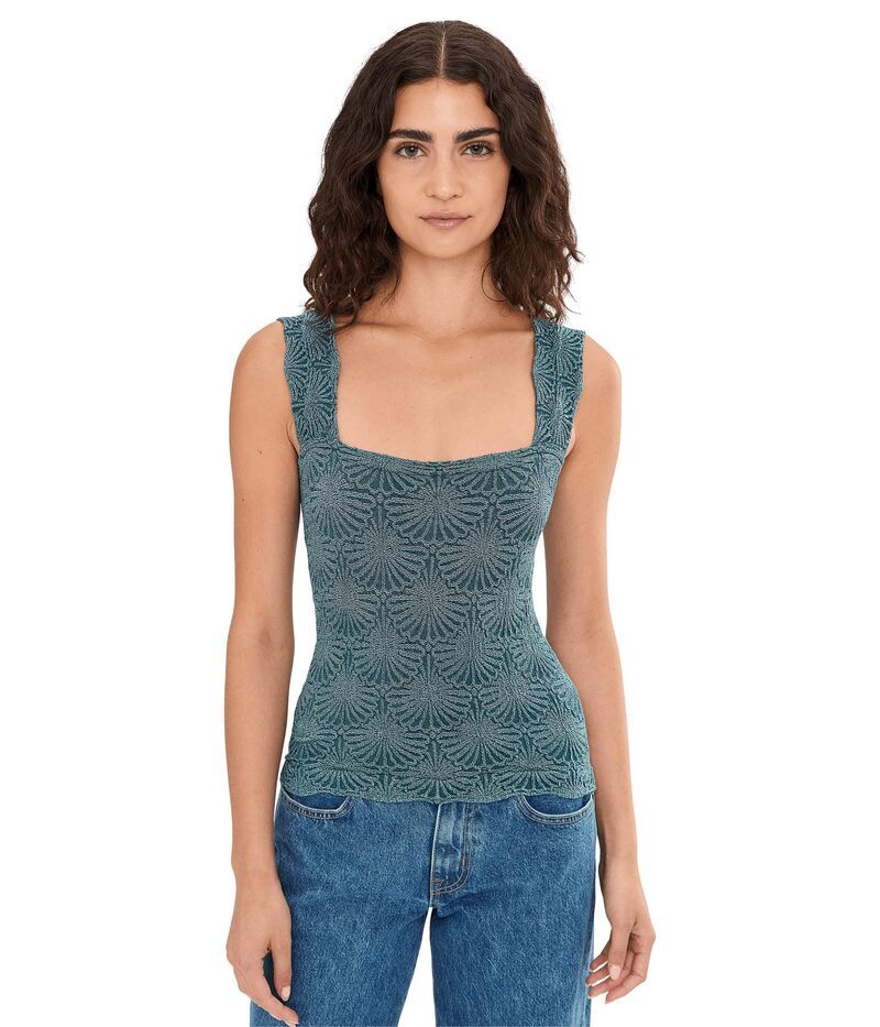 フリーピープル レディース トップス シャツ Free People Love Letter Cami Still Sea