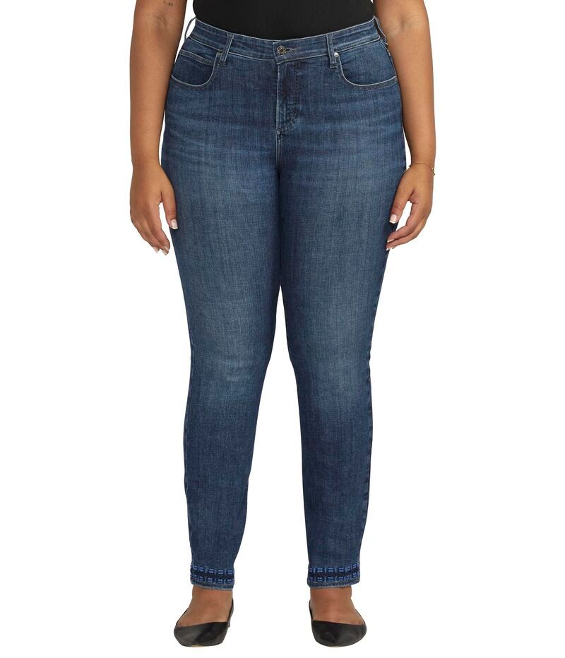 ジャグジーンズ レディース ボトムス デニムパンツ ストレート プラスサイズ Jag Jeans Plusize Ruby MidRise Straight Leg Jeans Night Owl ルビー